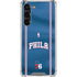 NBA Philadelphia 76ers Jersey Galaxy S24 FE Clear Case